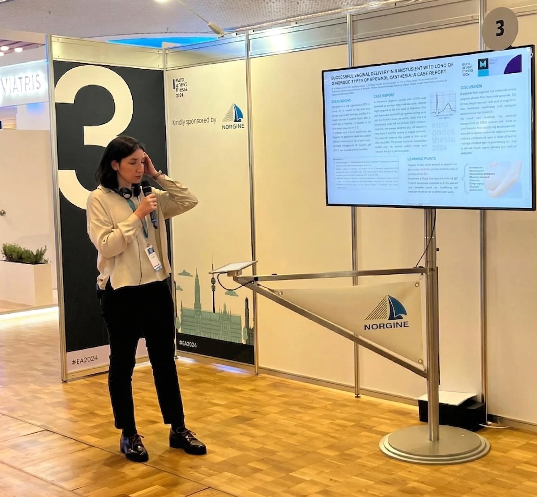 Dra. Alicia Peñafiel en Euroanaesthesia 2024